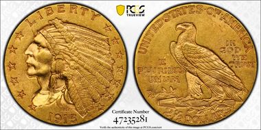 1915 $2.50 MS61