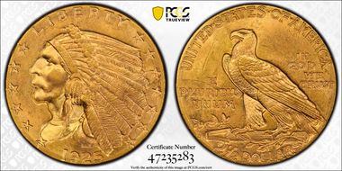 1925-D $2.50 MS64
