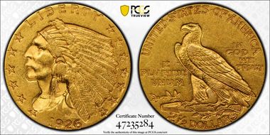 1926 $2.50 AU55