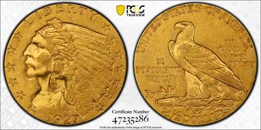 1927 $2.50 MS61