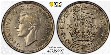 1944 Shil S-4082 English Rev MS63