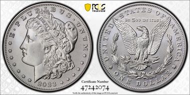 2023 $1 Morgan Dollar First Strike MS69