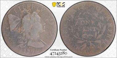 1794 1C Head of 1793 S-18b, Double Chin N1BN