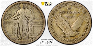 1917 25C Type 1 VF25