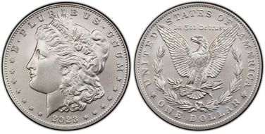 2023 $1 Morgan Dollar First Strike MS70