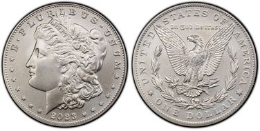 2023 $1 Morgan Dollar First Strike MS70