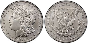 2023 $1 Morgan Dollar First Strike MS70