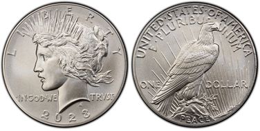 2023 $1 Peace Dollar First Strike MS70