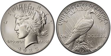 2023 $1 Peace Dollar First Strike MS70