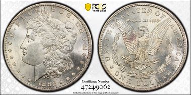 1882-S $1 MS63