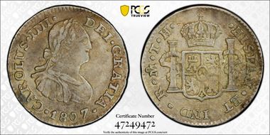 1807-Mo TH 1/2 R Calico-294 XF40