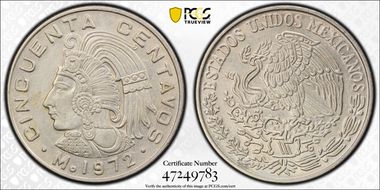 1972-Mo 50C MS63