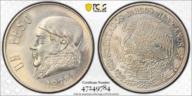 1972-Mo Peso KM-460 MS65