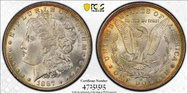 1887-O $1 MS64