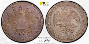 1842-Mo ML 8 R Mo25 AU58