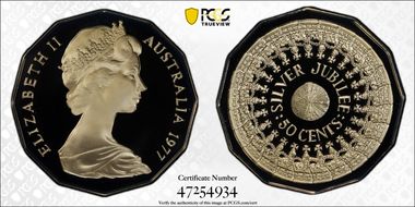 1977 50C Jubilee PR69DCAM
