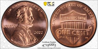 2022 1C Shield MS67RD