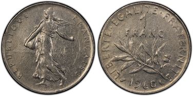 1960 1 Fr Gad-474 F-226 Petit 0 XF45