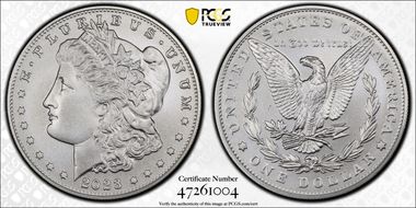 2023 $1 Morgan Dollar Advanced Release MS70