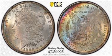 1880 $1 MS65