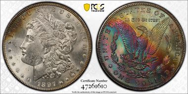 1897 $1 MS65