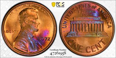 1972 1C DDO FS-103 MS66RB