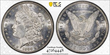 1890-CC $1 MS62