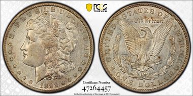 1892-S $1 XF45