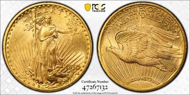 1910 $20 MS63