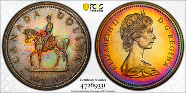 1973 S$1 R.C.M.P. Ag SP68