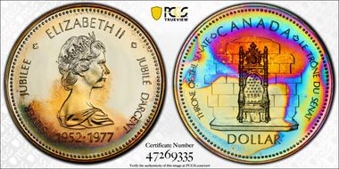 1977 S$1 Jubilee Ag SP68