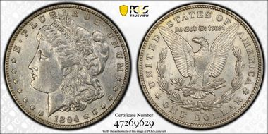 1894-O $1 AU53