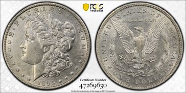 1895-O $1 AU50