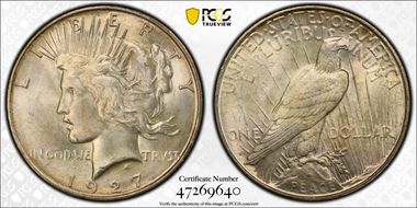 1927-D $1 MS64