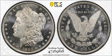 1883-O $1 MS64+ DMPL
