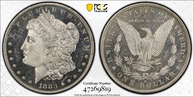 1883-O $1 MS64+ DMPL