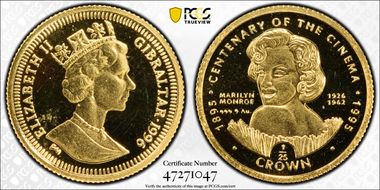 1996-PM 1/25 Cr Marilyn Monroe Centenary of the Cinema PR69DCAM