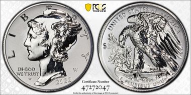 2022-W $25 Palladium, Reverse Proof First Strike PR69