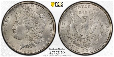 1902-O $1 MS62