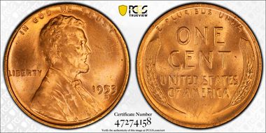 1953-D/D 1C RPM FS-501 MS65RD