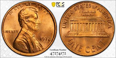 1972 1C DDO, FS-105 MS64RD