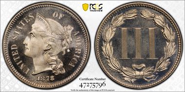 1878 3CN PR67+ CAM