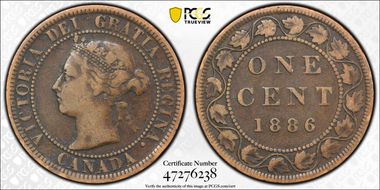 1886 1C VF25BN
