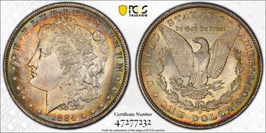 1884-O $1 MS64