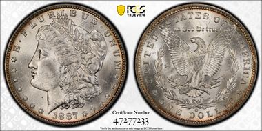 1887-O $1 MS62
