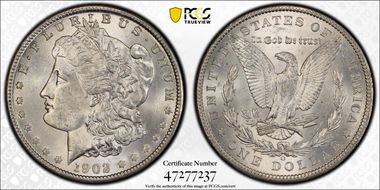 1902-O $1 MS62