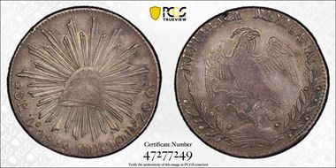 1849-Do JMR 8 R Do28 1842-49 Die Style AU50