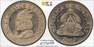1967 50C MS65