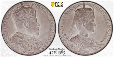 1902 Medal Eimer-1871b BHM-3737 Matte Ag SP65