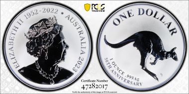 2023-C $1 Mob of Thirty Frosted Uncirculated MS69